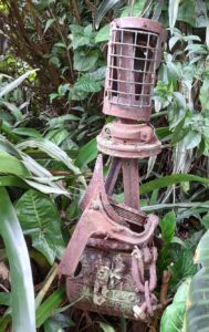Garden Sculpture of Rusty objects